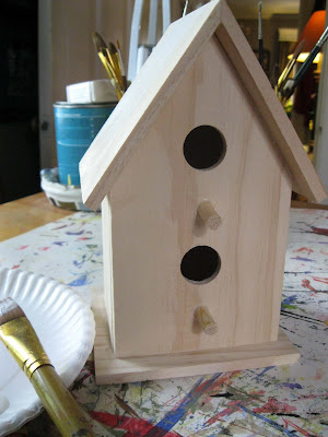 Donna's Art at Mourning Dove Cottage: A copy cat bird house