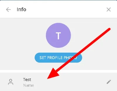 طريقة تغيير الاسم في تليجرام Telegram