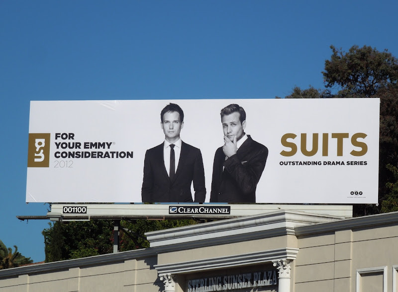 Suits Emmy Consideration 2012 billboard