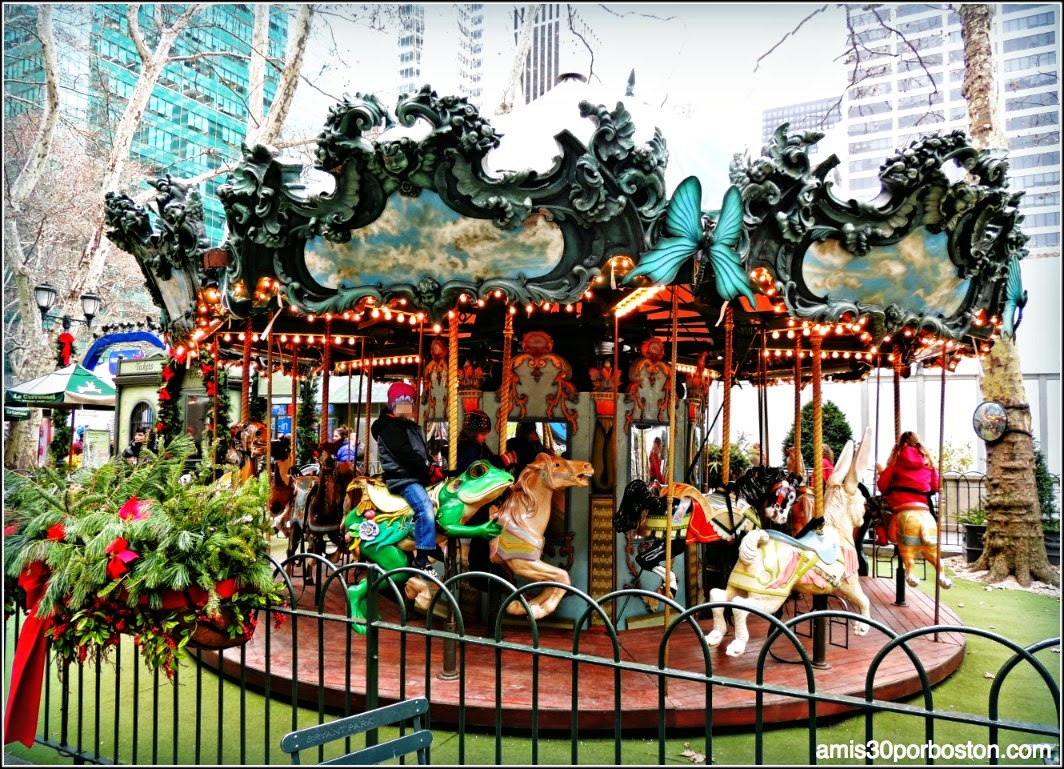 Tiovivo del Bryant Park en Nueva York