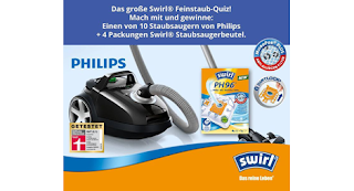  10 Staubsauger Philips PerformerPro ECO & 4 Packungen Swirl® Staubsaugerbeutel