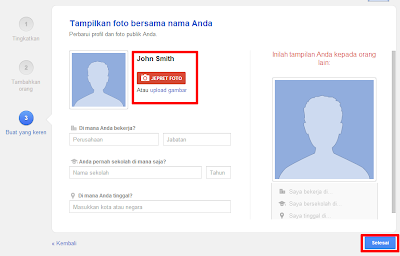 Cara Membuat Akun Google Plus