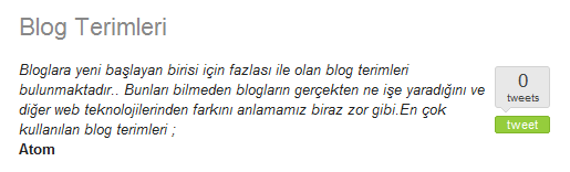 Retweet butonu sağda