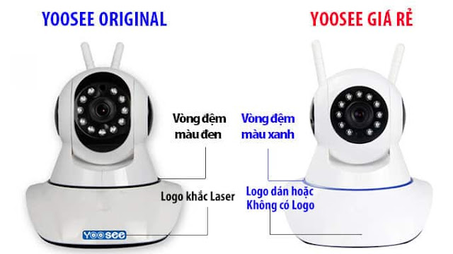 Thiết kế bên ngoài của camera yoosee