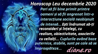 Horoscop Leu decembrie 2020