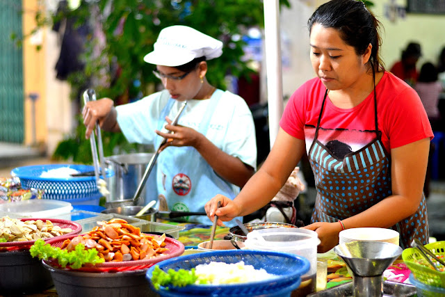 Krabi townin yömarkkinat