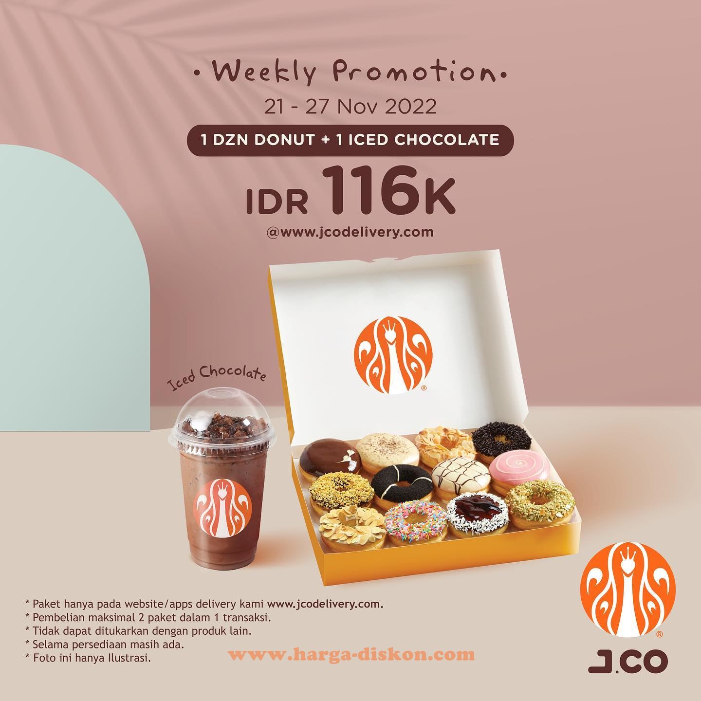 Promo JCO Terbaru Weekly Promotion Periode 21 - 27 November 2022