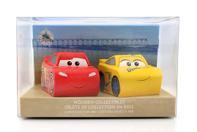 cars 3 disney store limited edition wooden collectibles 