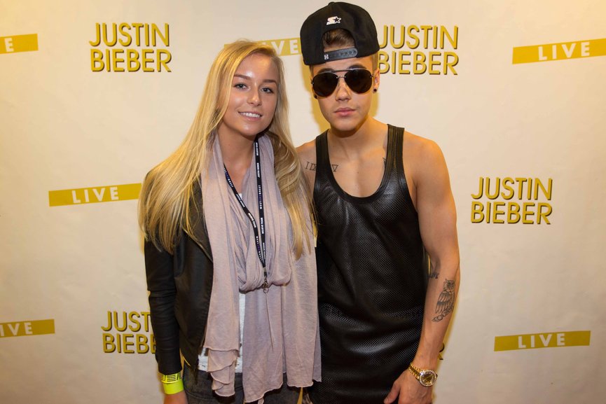 Justin Bieber From Meet and Greet Oslo