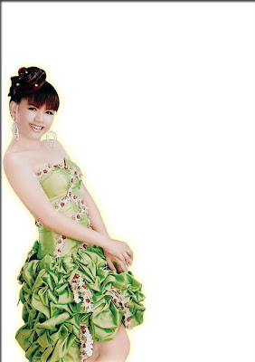 Youk Therotha In Green Dress