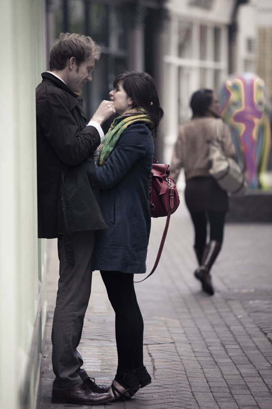 Couple on the street _ Carnaby street. London