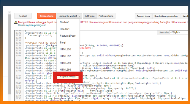 Membuat Widget Popular Post Responsive, Ramping Dan Keren Di Blogger