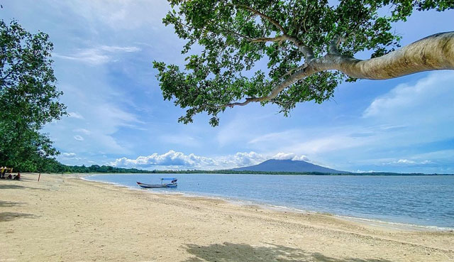 tiket masuk pantai bagus beach walk kalianda