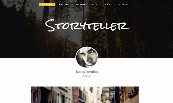 Storyteller-Blogger-Template