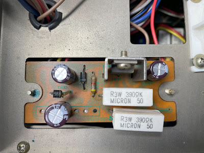 Sansui 9090_Power Supply Board (F-2431)_after servicing