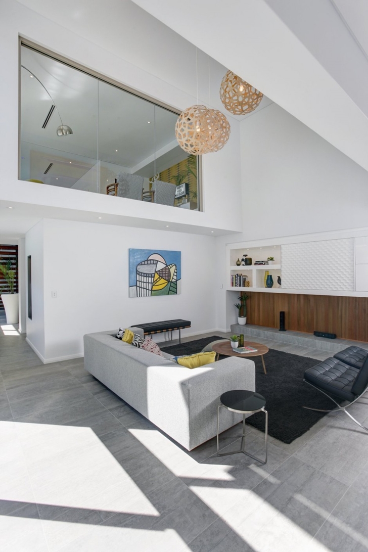 Living room in Contemporary style One27 Grovedale home by Mick Rule