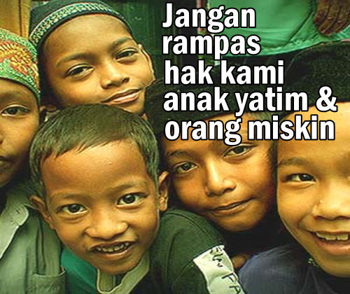 Kerajaan Pakatan Selangor Zalim! Makan Harta Anak Yatim 