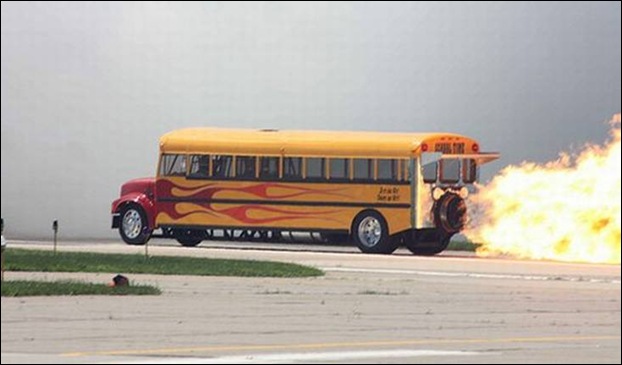 Jet-Powered School Bus Go Up To 367 MPH