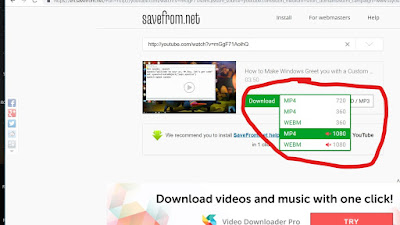 How to download from you tube