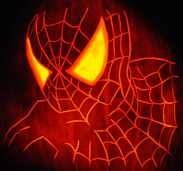 Free Spiderman Pumpkin Stencil Carving Pattern Designs For Download