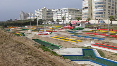 The Putt-Putt miniature golf course in Three Anchor Bay in Moullie Point / Sea Point, Cape Town, South Africa. Photo by PJ Goedhals