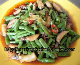 Resep Tumis Buncis Cumi Asin