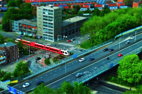 Miniature Effect With Tilt-Shift