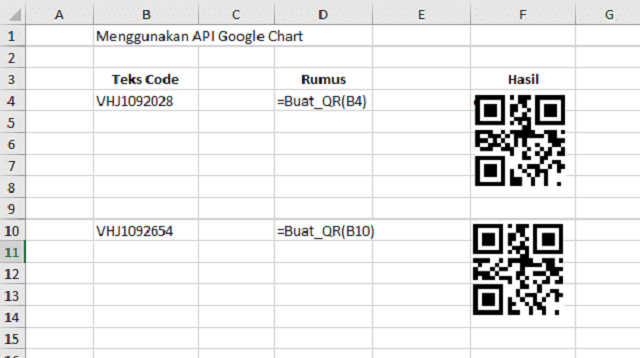 Cara Membuat Barcode di Excel