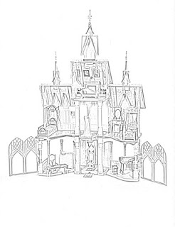 Frozen II Arendelle Castle Playset coloring pages coloring.filminspector.com