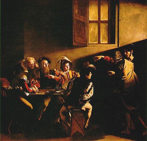 Caravaggio Call Of Matthew. The Calling of St. Matthew by