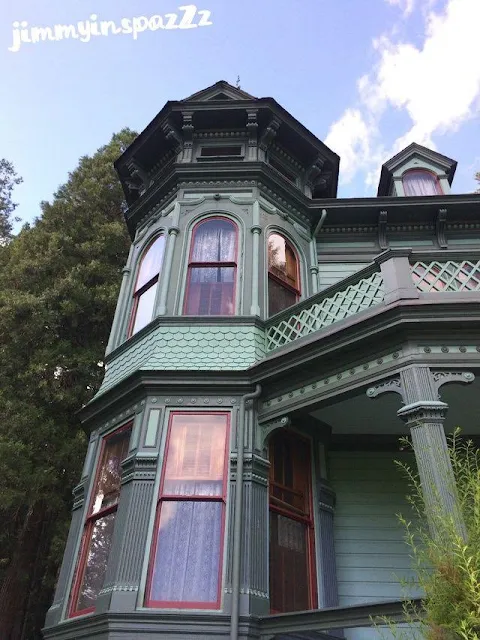 The green Shelton McMurphy house in Eugene Oregon