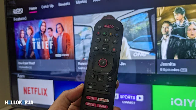 Cara Sambungkan Remote Astro Ultra Box Dengan TV