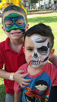 Face Painter Timber Pines Face Painting Skull mask