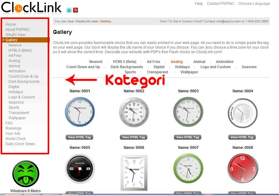 Cara Pasang Widget Jam di BLog