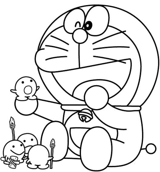 Gambar Doraemon Untuk Diwarnai - Toko FD Flashdisk Flashdrive