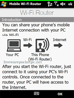 Wi-Fi Router free for Pocket PC 