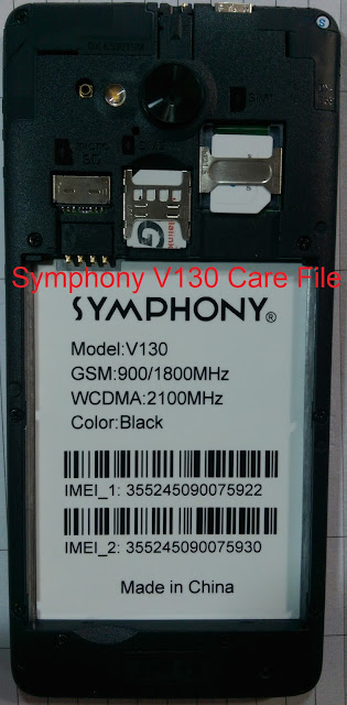 Symphony V130 Flash File Official Firmware