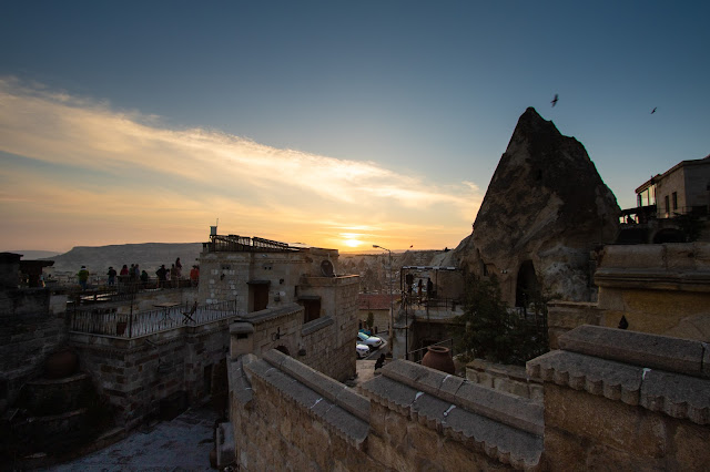 Alba su Goreme dall'hotel Seten-Cappadocia