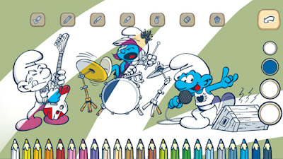 The Smurfs Colorful Stories Game Screenshot 1