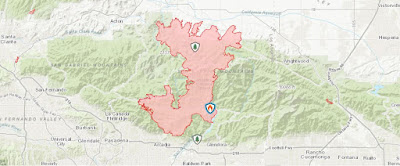 Bobcat fire map