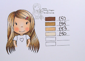 The Paper Nest Dolls - Copic Hair Color