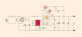 Circuit for building a Voltage Regulator AC 230 V, to 12V 10A By IC LM 7232 