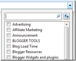 blog category list