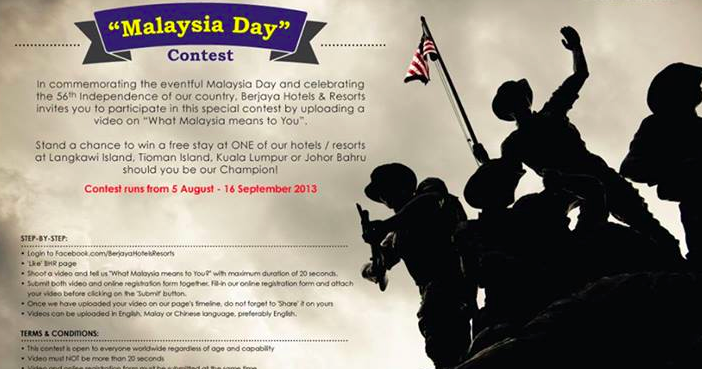 Berjaya Hotels Resorts Malaysia Day Contest Malaysia Online