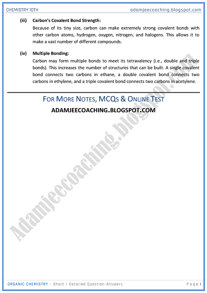 organic-chemistry-short-and-detailed-question-answers-chemistry-10th