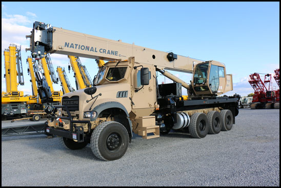 Mack Defense 40T All-Terrain Crane