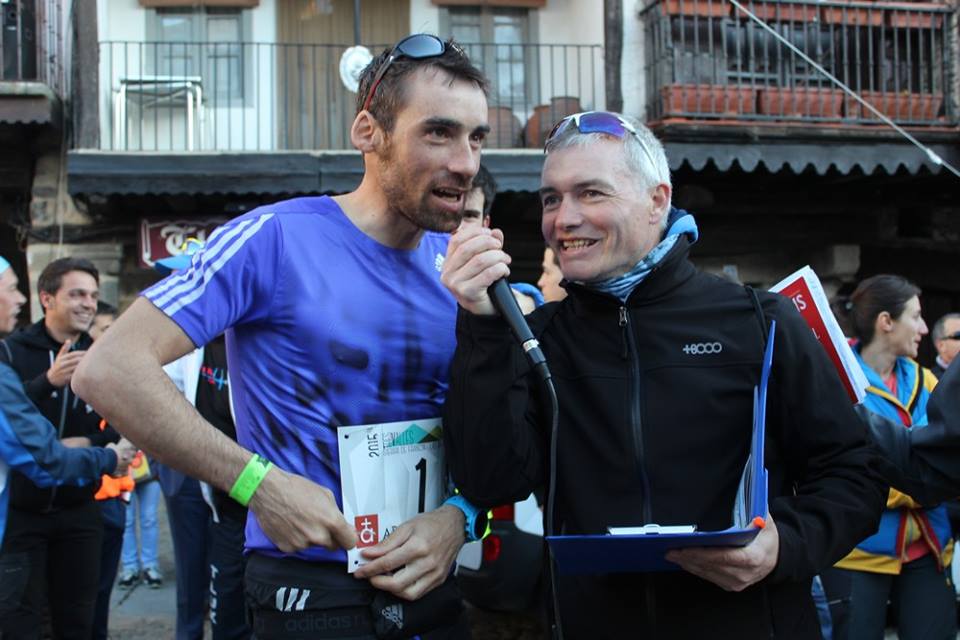 Luis Alberto Hernando, en Tres Valles, en La Alberca. /TRAILCYL