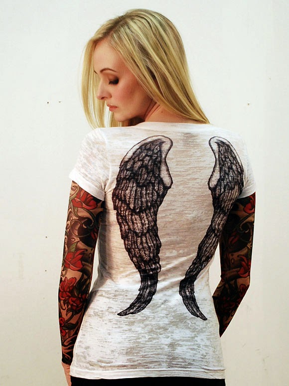   Latest Tattoos Design T Shirts For Girls And Women