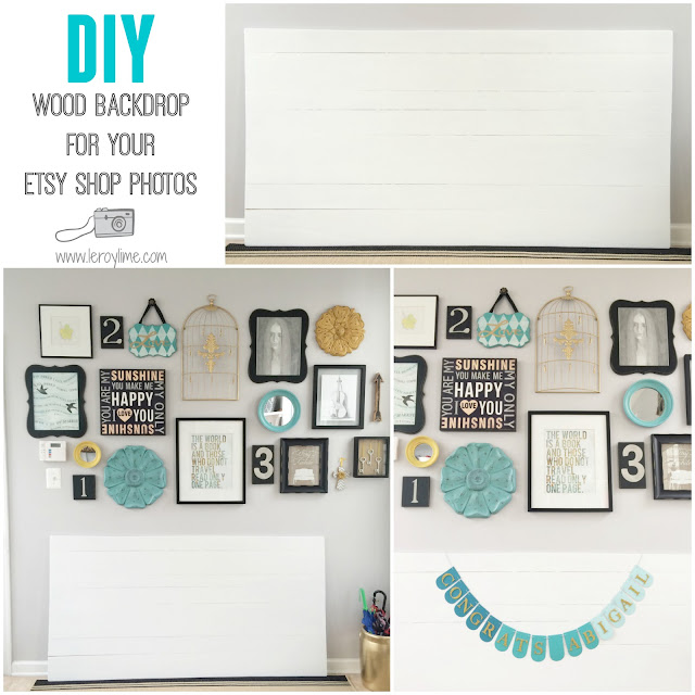 DIY Wood Backdrop for your ETSY shop photos - LeroyLime