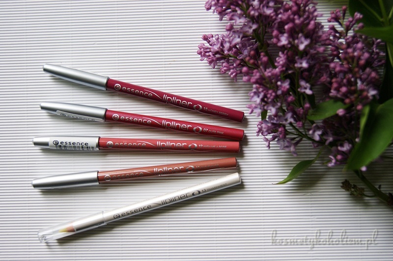 Essence Lipliner ❤ 07 Cute Pink ❤ 11 In The Nude ❤ 12 Wish Me A Rose ❤ 13 Transparent ❤ 15 Honey Berry